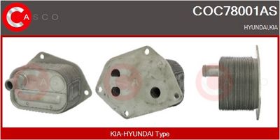 RADIATOR ULEI ULEI MOTOR CASCO COC78001AS