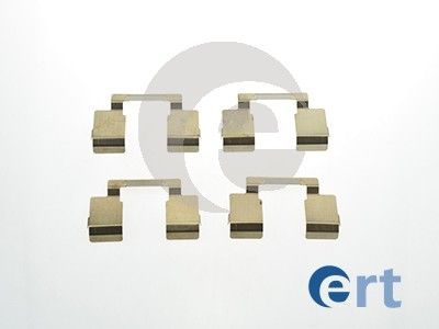 Комплектующие, колодки дискового тормоза ERT 420048 для RENAULT 25