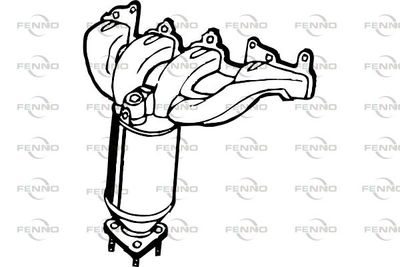 FENNO P9685CAT Катализатор для OPEL VECTRA C (Z02) 2.2 DGi (F69)