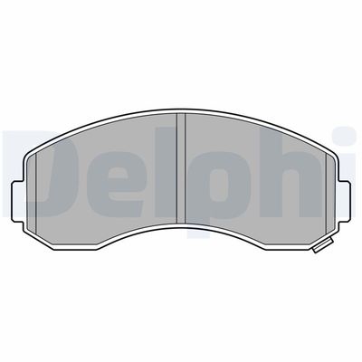Brake Pad Set, disc brake LP3616