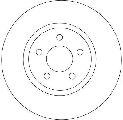 BREMSSCHEIBE TRW DF4190 1