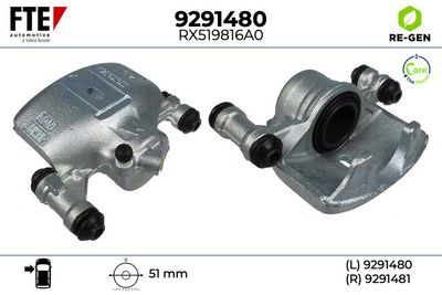 спирачен апарат FTE 9291480