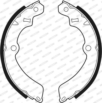 BREMSBACKENSATZ FERODO FSB316 2