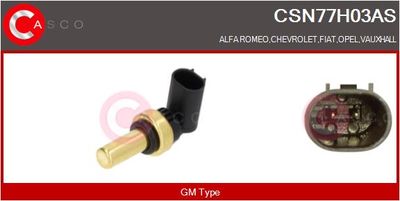 Snímač, teplota chladiva CASCO CSN77H03AS