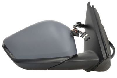 Zijspiegel Rechts (elektrisch, in reliëf, met verwarming, under-coated, elektrisch opklapbaar, met indicator, met temperatuursensor) past: CITROEN C4 III, C4 X 06.20-
