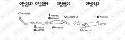 SISTEM DE ESAPAMENT VENEPORTE 400194
