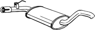 BOSAL Mittelschalldämpfer