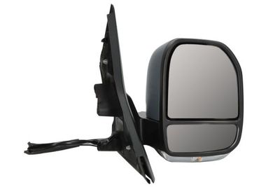 Zijspiegel Rechts (elektrisch, in reliëf, met verwarming, under-coated, elektrisch opklapbaar, met indicator, met temperatuursensor, aerial) past: FORD TRANSIT / TOURNEO CUSTOM 12.23-