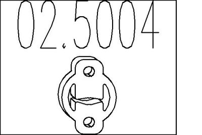 TAMPON CAUCIUC AMORTIZOR ESAPAMENT MTS 025004