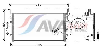 кондензатор, климатизация AVA Clever Choice HY5135