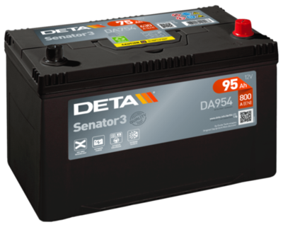 Стартерная аккумуляторная батарея DETA DA954 для KIA MOHAVE