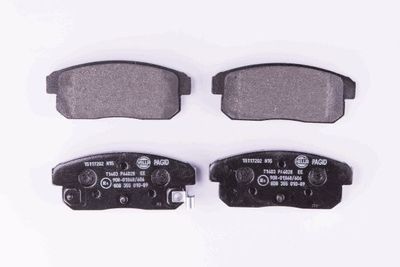 Комплект тормозных колодок, дисковый тормоз HELLA 8DB 355 010-891 для MAZDA RX-8