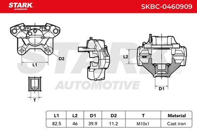 спирачен апарат STARK SKBC-0460909