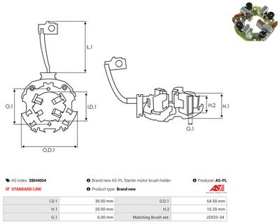 Vorschau Halter, Kohlebürsten Ansicht 2