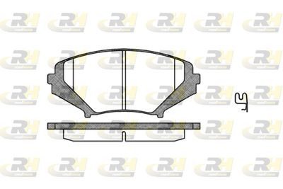 Комплект тормозных колодок, дисковый тормоз ROADHOUSE 21080.01 для MAZDA RX-8