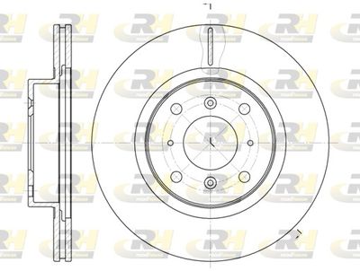 спирачен диск ROADHOUSE 6484.10