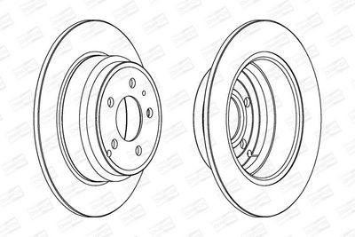 BREMSSCHEIBE CHAMPION 561867CH 1