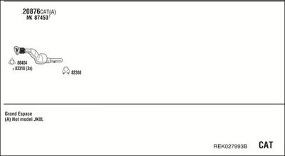 SISTEM DE ESAPAMENT WALKER REK027993B