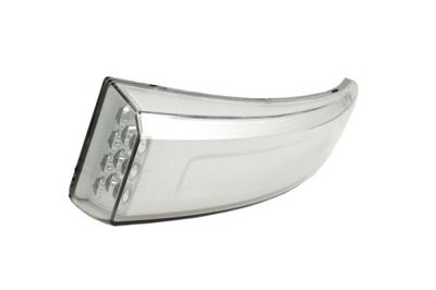 Controlelampje, zijkant Links (kleur van het glas: transparant, LED, zilveren behuizing)
