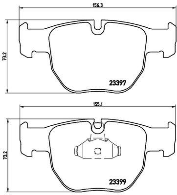 KAISHIN FK10256 Тормозные колодки и сигнализаторы  для LAND ROVER RANGE ROVER III (L322) 4.4 4x4