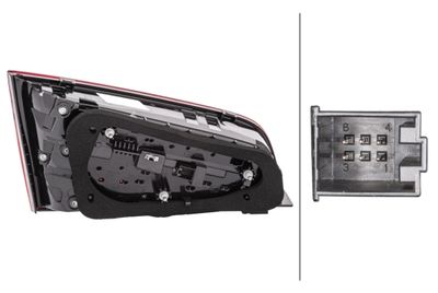 Achterlicht Rechts (binnen, LED, anti-fog licht, achteruitrijlicht) past: AUDI A3 8V 06.16-05.20
