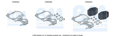 Монтажный комплект, катализатор BM CATALYSTS FK80045 для VW CADDY