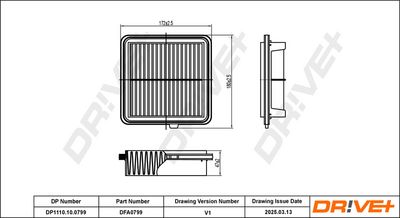 LUFTFILTER DR!VE+ DP1110100799 7
