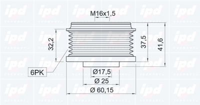 SISTEM ROATA LIBERA GENERATOR IPD 153191 1