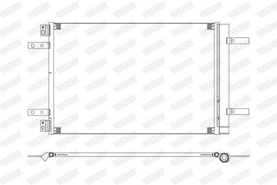 KONDENSATOR KLIMAANLAGE WALKER WCD00385 7