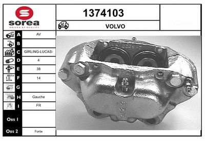 BREMSSATTEL SNRA 1374103