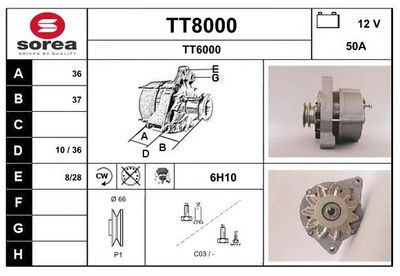 GENERATOR SNRA TT8000