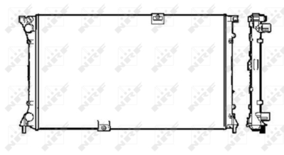 Радиатор, охлаждение двигателя WILMINK GROUP WG1723291 для RENAULT TRAFIC