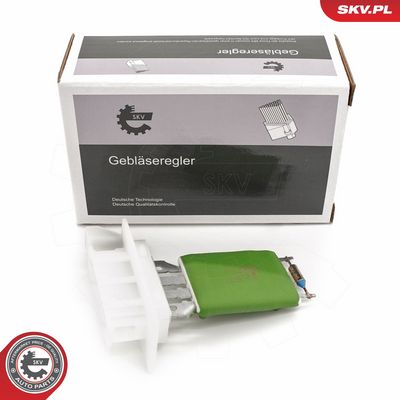 Odpor, vnitřní tlakový ventilátor SKV 95SKV081
