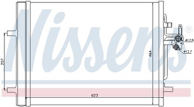 CONDENSATOR CLIMATIZARE NISSENS 940155 1