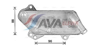RADIATOR ULEI ULEI MOTOR AVA Clever Choice OL3711 1