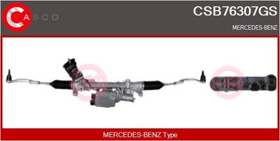 Рулевой механизм CASCO CSB76307GS для MERCEDES-BENZ GLA-CLASS