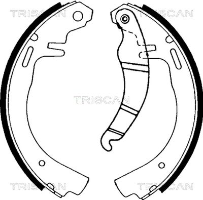 Комплект тормозных колодок TRISCAN 8100 24223 для OPEL GT