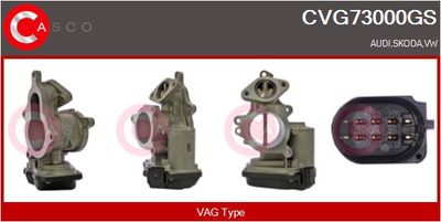 AGR-Ventil CASCO CVG73000GS