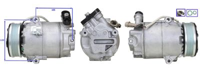 LUCAS Kompressor, Klimaanlage (ACP517)