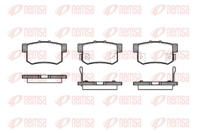Комплект тормозных колодок, дисковый тормоз REMSA 0325.12 для HAVAL H6