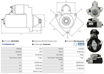 STARTER AS-PL S0270SEG 4