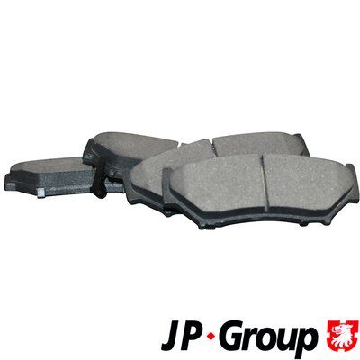 Комплект тормозных колодок, дисковый тормоз JP GROUP 4763600310 для CHEVROLET TRACKER