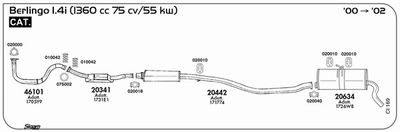 Układ wydechowy SIGAM CI169