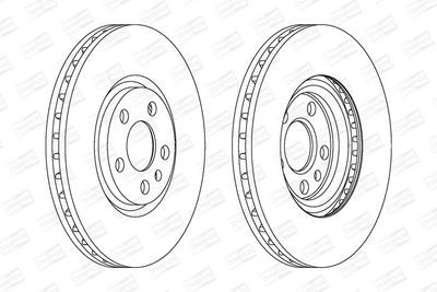 BREMSSCHEIBE CHAMPION 562224CH 1