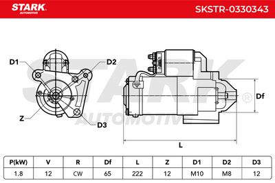 стартер STARK SKSTR-0330343