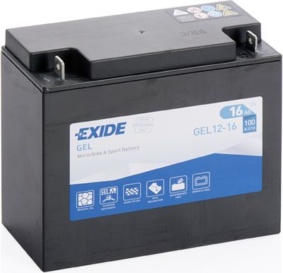 Стартерная аккумуляторная батарея EXIDE GEL12-16 для HARLEY-DAVIDSON SPORTSTER