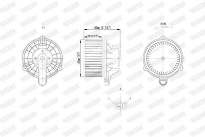 VENTILATOR HABITACLU WALKER WBL01463 7