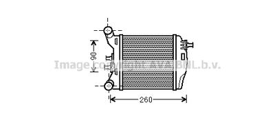 Интеркулер AVA QUALITY COOLING FT4375 для ABARTH 500