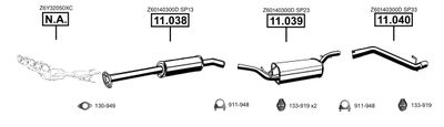 Изпускателна система ASMET MA110767