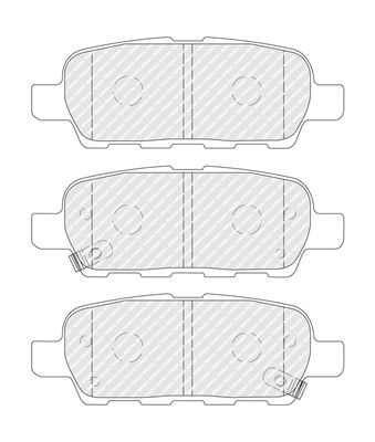 Brake Pad Set, disc brake FDB4756